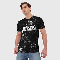 Футболка мужская Asking Alexandria black ice, цвет: 3D-принт — фото 2