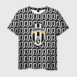 Футболка мужская Juventus pattern fc, цвет: 3D-принт