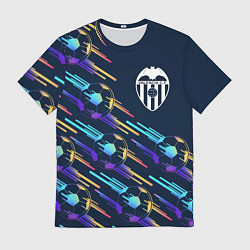 Футболка мужская Valencia градиентные мячи, цвет: 3D-принт