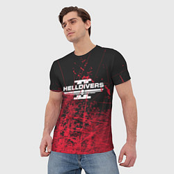 Футболка мужская Helldivers 2: Red Blood, цвет: 3D-принт — фото 2