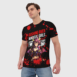 Футболка мужская Gushing over magical girls, цвет: 3D-принт — фото 2