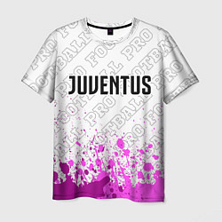 Футболка мужская Juventus pro football посередине, цвет: 3D-принт