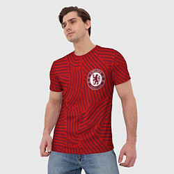 Футболка мужская Chelsea отпечатки, цвет: 3D-принт — фото 2