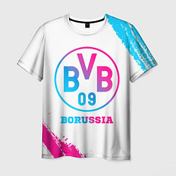 Футболка мужская Borussia neon gradient style, цвет: 3D-принт