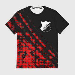 Футболка мужская Hoffenheim sport grunge, цвет: 3D-принт