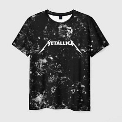 Футболка мужская Metallica black ice, цвет: 3D-принт
