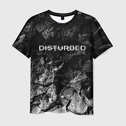 Футболка мужская Disturbed black graphite, цвет: 3D-принт