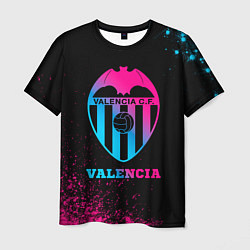 Футболка мужская Valencia - neon gradient, цвет: 3D-принт