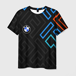 Футболка мужская BMW brand color carbon, цвет: 3D-принт