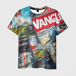 Футболка мужская Vanguard collage - ai art patchwork, цвет: 3D-принт
