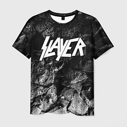 Футболка мужская Slayer black graphite, цвет: 3D-принт