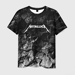 Футболка мужская Metallica black graphite, цвет: 3D-принт