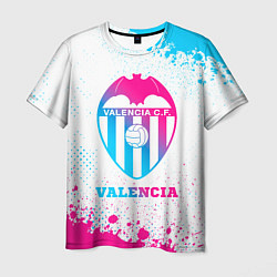 Футболка мужская Valencia neon gradient style, цвет: 3D-принт