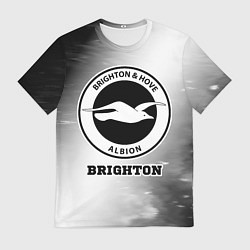 Футболка мужская Brighton sport на светлом фоне, цвет: 3D-принт