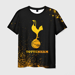 Футболка мужская Tottenham - gold gradient, цвет: 3D-принт