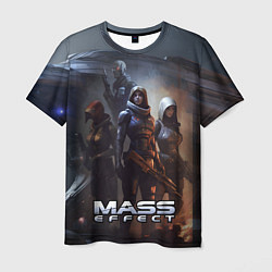 Футболка мужская Mass Effect space game, цвет: 3D-принт