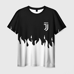 Футболка мужская Juventus fire, цвет: 3D-принт