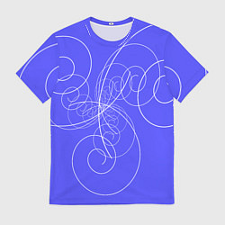 Футболка мужская Спирали расходящиеся в стороны, цвет: 3D-принт