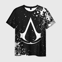 Футболка мужская White logo of assasin, цвет: 3D-принт