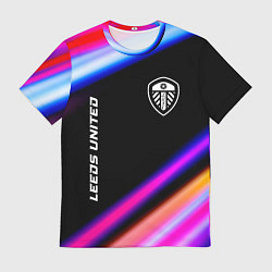Футболка мужская Leeds United speed game lights, цвет: 3D-принт