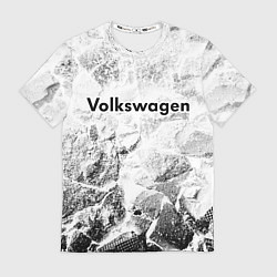 Футболка мужская Volkswagen white graphite, цвет: 3D-принт