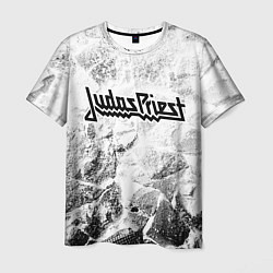 Футболка мужская Judas Priest white graphite, цвет: 3D-принт