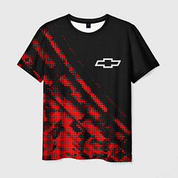 Футболка мужская Chevrolet sport grunge, цвет: 3D-принт