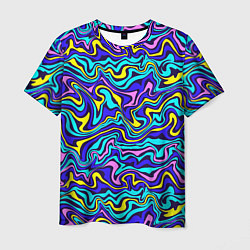 Футболка мужская Psychedelic multicolored pattern, цвет: 3D-принт