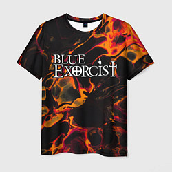 Футболка мужская Blue Exorcist red lava, цвет: 3D-принт