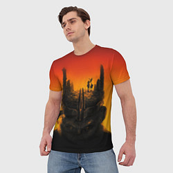 Футболка мужская Планета обезьян постер, цвет: 3D-принт — фото 2