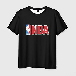 Футболка мужская NBA logo, цвет: 3D-принт