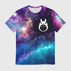 Футболка мужская Totoro space anime, цвет: 3D-принт