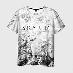 Футболка мужская Skyrim white graphite, цвет: 3D-принт