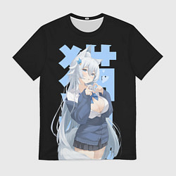 Футболка мужская Нэко Чан, цвет: 3D-принт