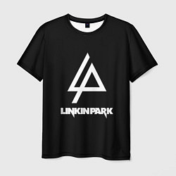 Футболка мужская Linkin park logo brend music, цвет: 3D-принт