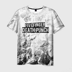 Футболка мужская Five Finger Death Punch white graphite, цвет: 3D-принт
