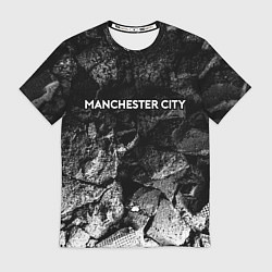 Футболка мужская Manchester City black graphite, цвет: 3D-принт