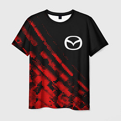 Футболка мужская Mazda sport grunge, цвет: 3D-принт