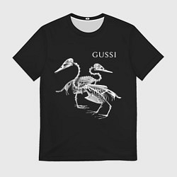 Футболка мужская Gussi - two skeletons of a goose, цвет: 3D-принт