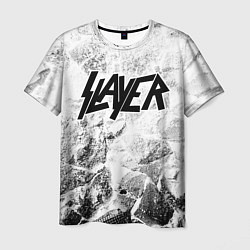 Футболка мужская Slayer white graphite, цвет: 3D-принт