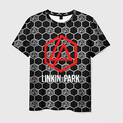 Футболка мужская Linkin park logo pattern, цвет: 3D-принт