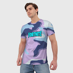 Футболка мужская Fortnite camo steel, цвет: 3D-принт — фото 2