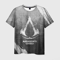 Футболка мужская Assassins Creed - grey gradient, цвет: 3D-принт