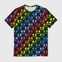 Футболка мужская Marshmello dj colors, цвет: 3D-принт