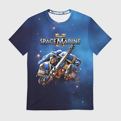 Футболка мужская Captain Titus Warhammer 40000 space marine 2, цвет: 3D-принт