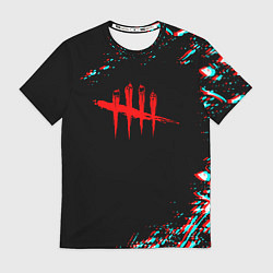 Футболка мужская Dead by daylight глитч, цвет: 3D-принт