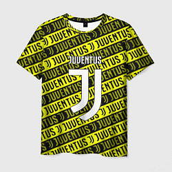 Футболка мужская Juventus pattern fc, цвет: 3D-принт