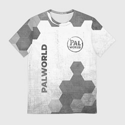 Футболка мужская Palworld - white gradient вертикально, цвет: 3D-принт