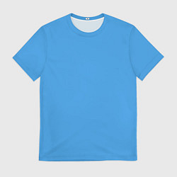 Футболка мужская Эмоция печаль - синий, цвет: 3D-принт