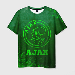 Футболка мужская Ajax - green gradient, цвет: 3D-принт